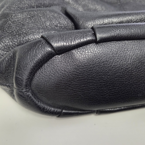 Coach Madison Black Leather Satchel Bag Handbag 18641 - Picture 8 of 15